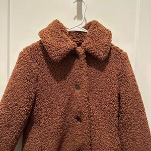 J.Crew petite teddy sherpa lady coat